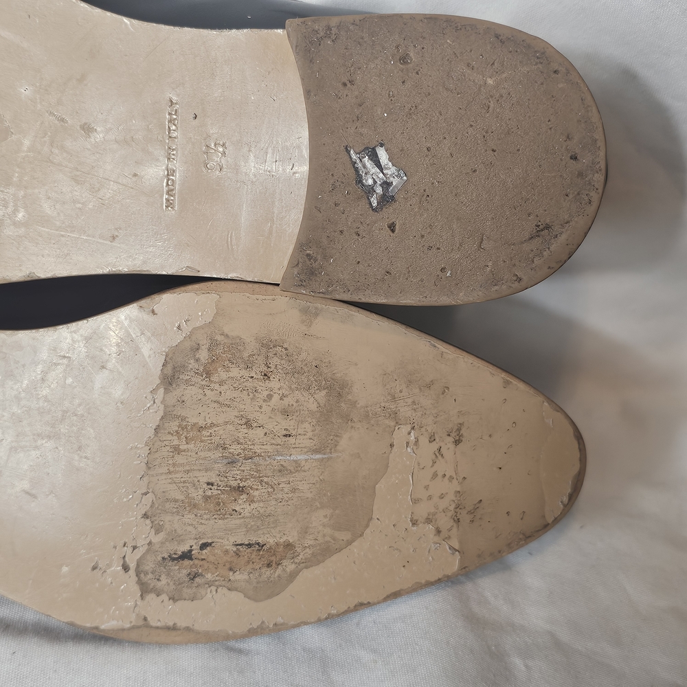 Everlane Black Leather Slip-On Loafers Women's Size 9.5 Fall Work Office Italian - Picture 9 of 16